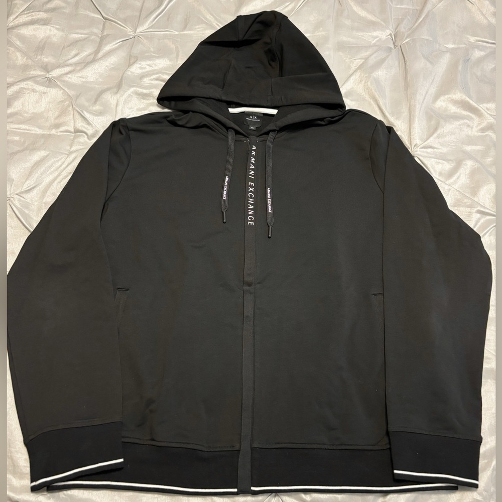 Armani Exchange Zip Up Sweatshirt - Picture 6 of 7